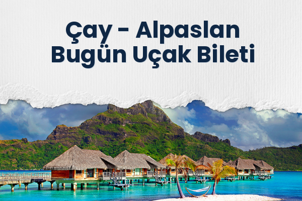 Çay → Alpaslan Bugün Uçak Bileti