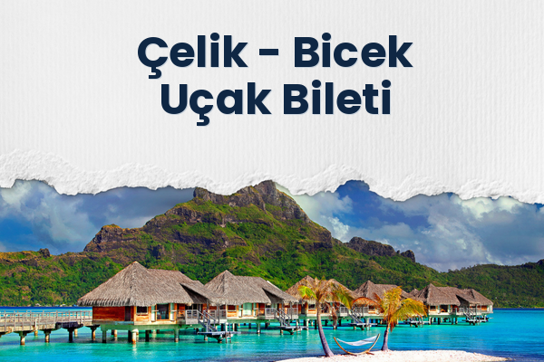 Çelik → Bicek Uçak Bileti