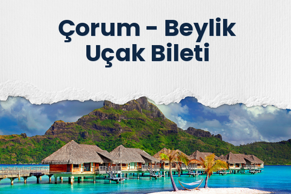 Çorum → Beylik Uçak Bileti