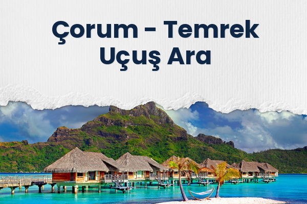 Çorum → Temrek Uçuş Ara