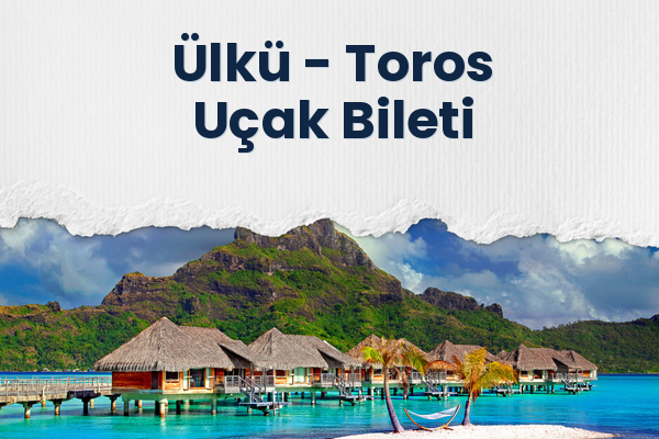 Ülkü → Toros Uçak Bileti