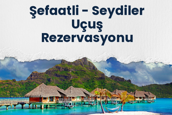 Şefaatli → Seydiler Uçuş Rezervasyonu