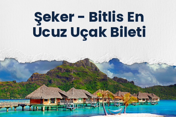 Şeker → Bitlis En Ucuz Uçak Bileti