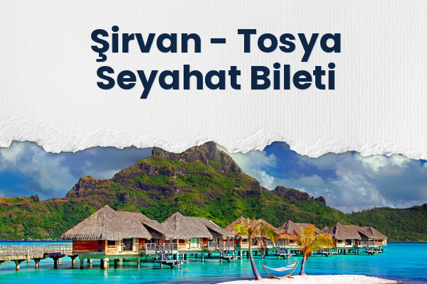 Şirvan → Tosya Seyahat Bileti