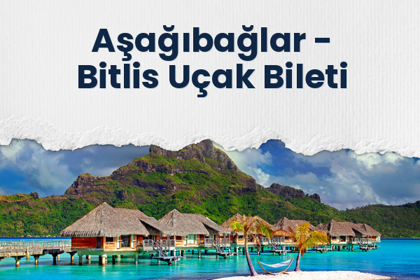Aşağıbağlar → Bitlis Uçak Bileti