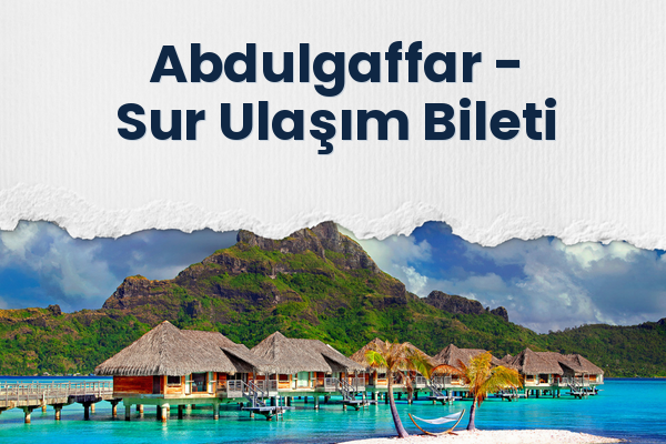 Abdulgaffar → Sur Ulaşım Bileti