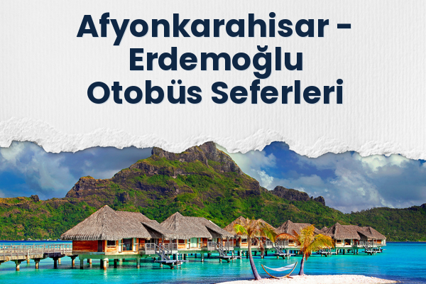 Afyonkarahisar → Erdemoğlu Otobüs Seferleri