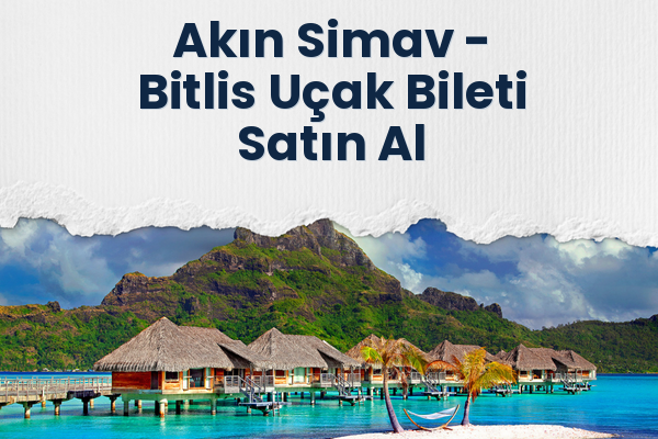 Akın Simav → Bitlis Uçak Bileti Satın Al