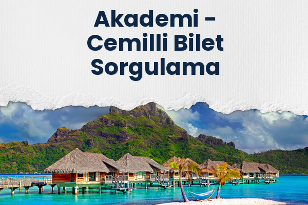 Akademi → Cemilli Bilet Sorgulama