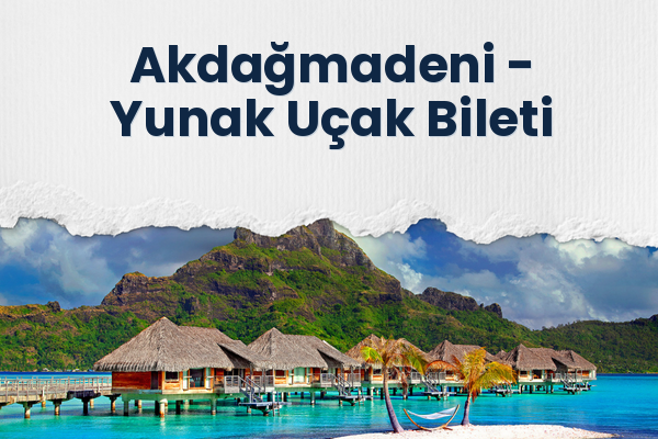 Akdağmadeni → Yunak Uçak Bileti