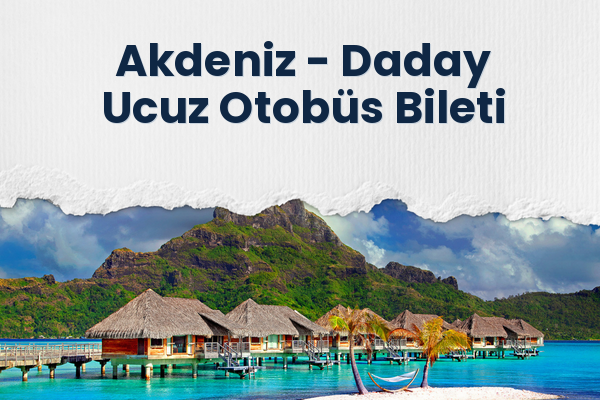 Akdeniz → Daday Ucuz Otobüs Bileti