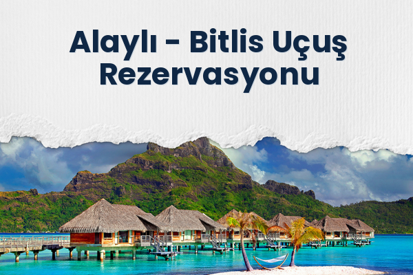 Alaylı → Bitlis Uçuş Rezervasyonu