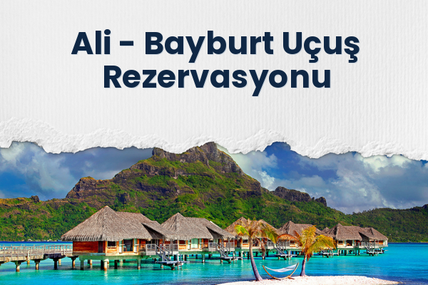 Ali → Bayburt Uçuş Rezervasyonu