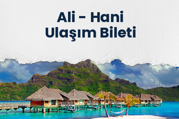 Ali → Hani Ulaşım Bileti