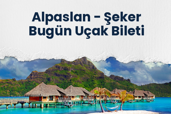 Alpaslan → Şeker Bugün Uçak Bileti