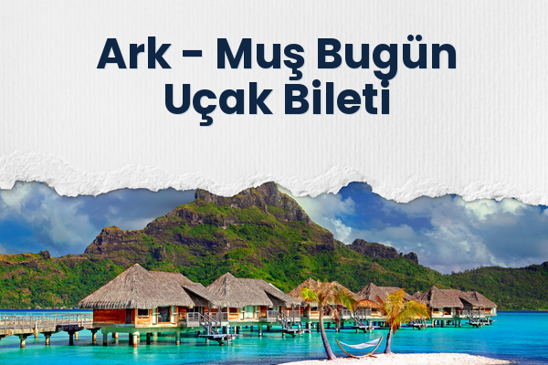 Ark → Muş Bugün Uçak Bileti
