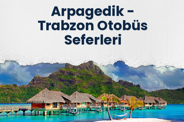 Arpagedik → Trabzon Otobüs Seferleri
