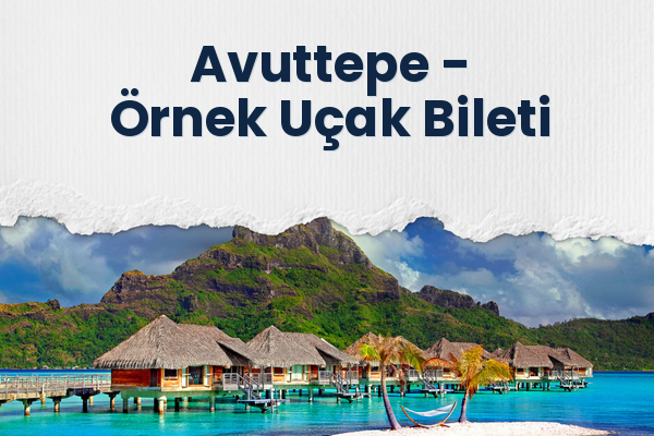 Avuttepe → Örnek Uçak Bileti