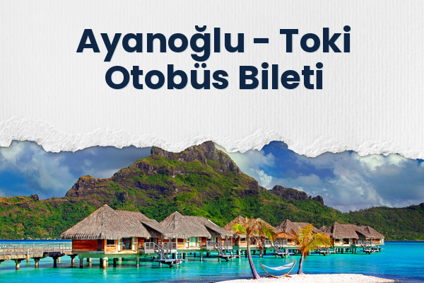 Ayanoğlu → Toki Otobüs Bileti