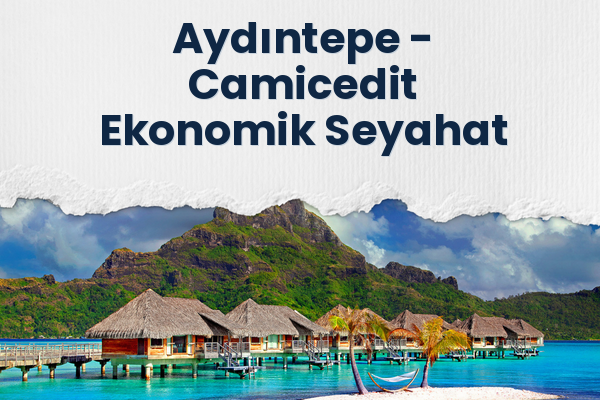 Aydıntepe → Camicedit Ekonomik Seyahat
