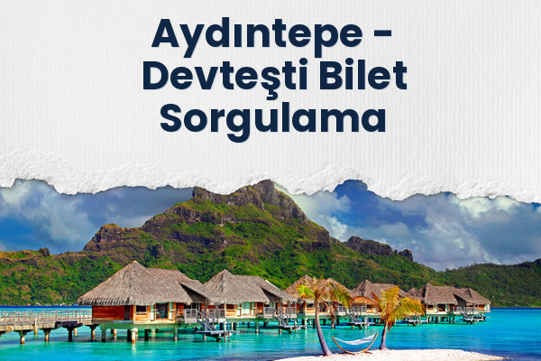 Aydıntepe → Devteşti Bilet Sorgulama