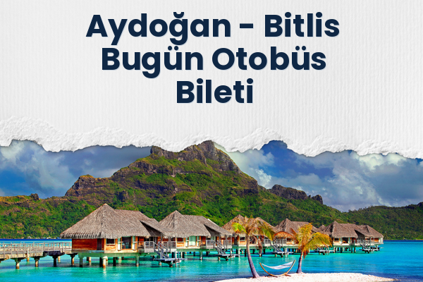 Aydoğan → Bitlis Bugün Otobüs Bileti