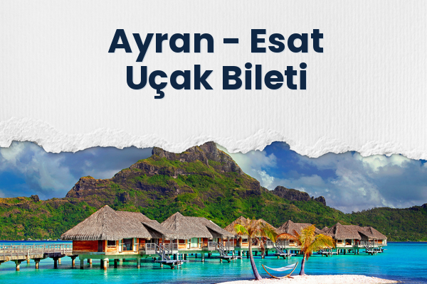 Ayran → Esat Uçak Bileti