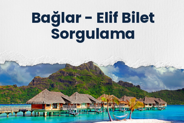 Bağlar → Elif Bilet Sorgulama