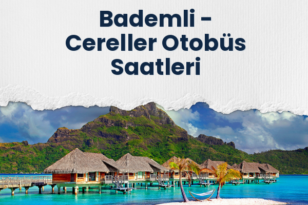 Bademli → Cereller Otobüs Saatleri
