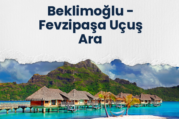 Beklimoğlu → Fevzipaşa Uçuş Ara