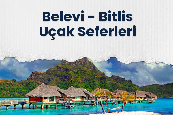Belevi → Bitlis Uçak Seferleri