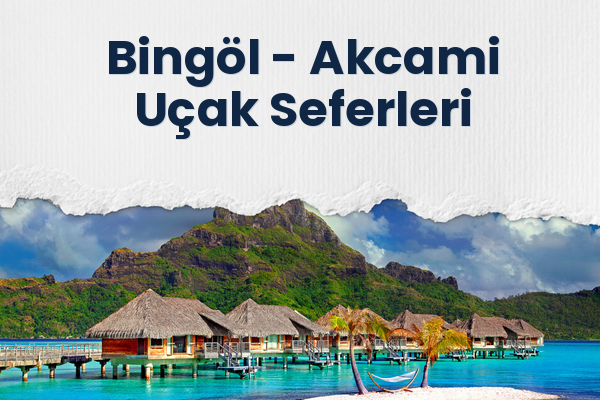 Bingöl → Akcami Uçak Seferleri
