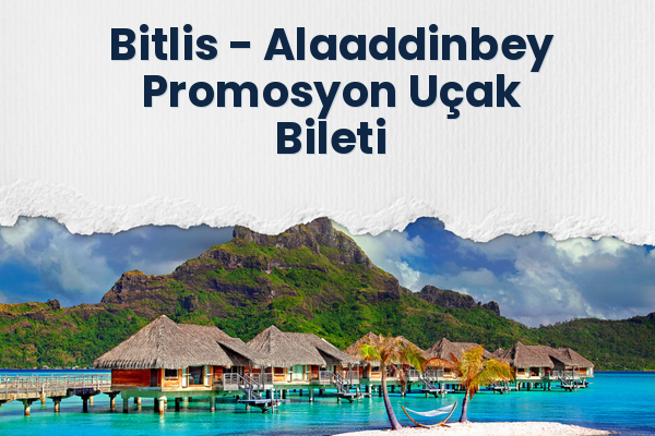 Bitlis → Alaaddinbey Promosyon Uçak Bileti