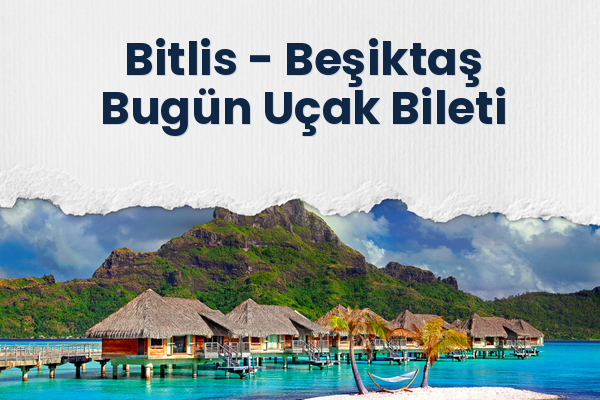 Bitlis → Beşiktaş Bugün Uçak Bileti