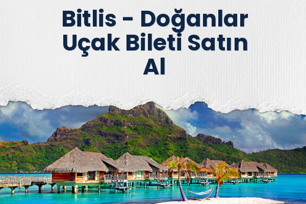 Bitlis → Doğanlar Uçak Bileti Satın Al