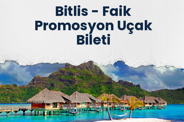 Bitlis → Faik Promosyon Uçak Bileti