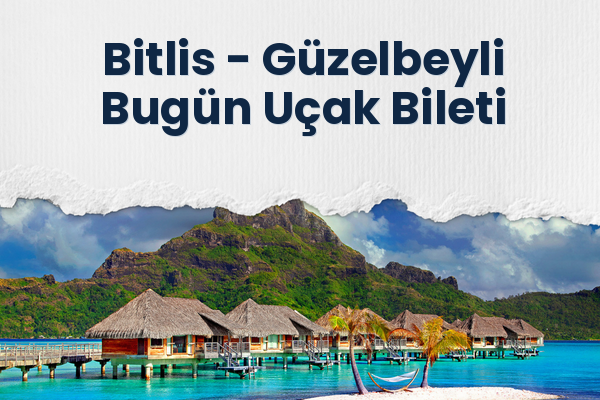 Bitlis → Güzelbeyli Bugün Uçak Bileti