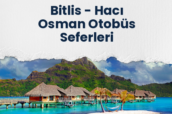 Bitlis → Hacı Osman Otobüs Seferleri