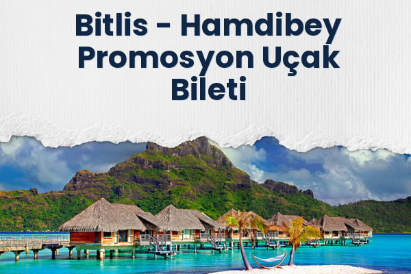 Bitlis → Hamdibey Promosyon Uçak Bileti