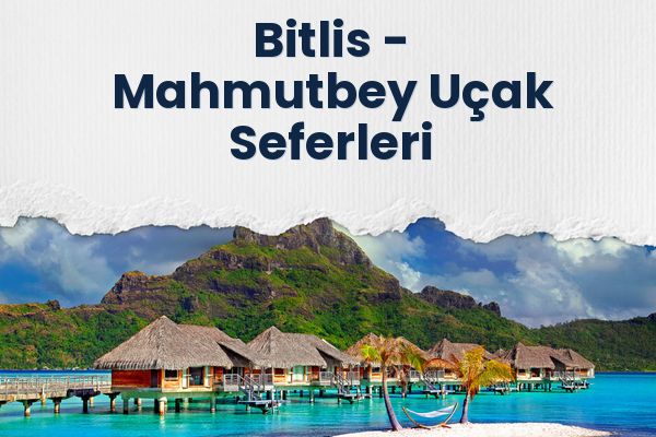 Bitlis → Mahmutbey Uçak Seferleri