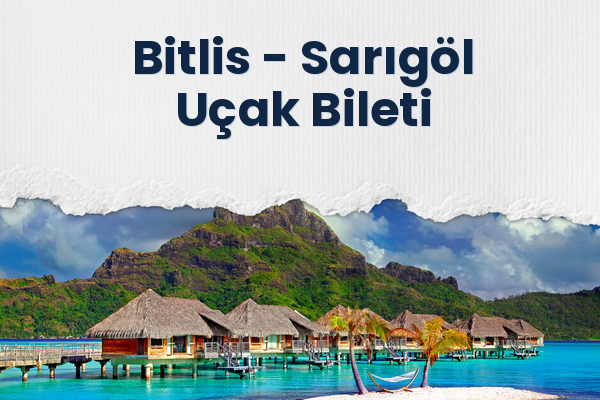 Bitlis → Sarıgöl Uçak Bileti