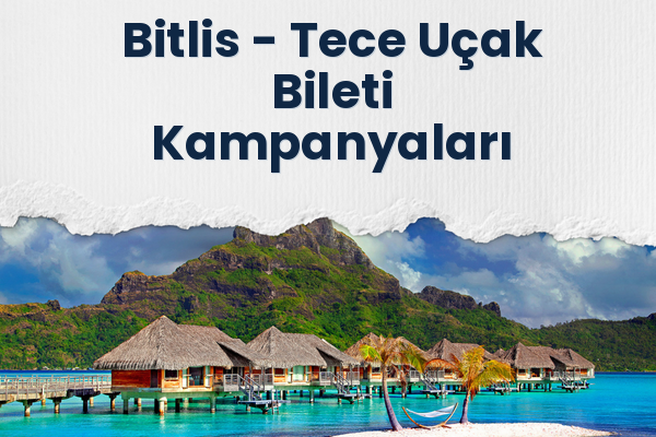 Bitlis → Tece Uçak Bileti Kampanyaları
