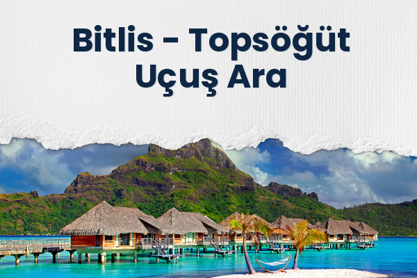 Bitlis → Topsöğüt Uçuş Ara