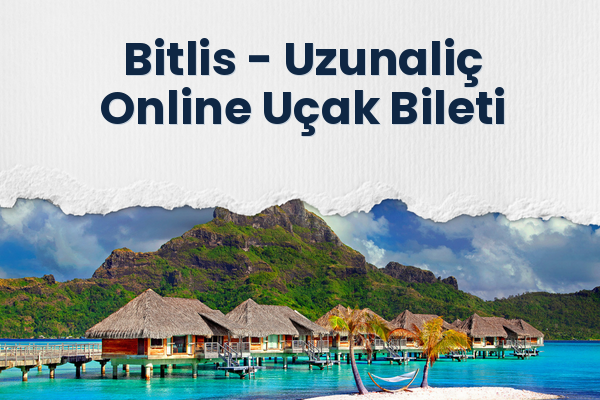 Bitlis → Uzunaliç Online Uçak Bileti