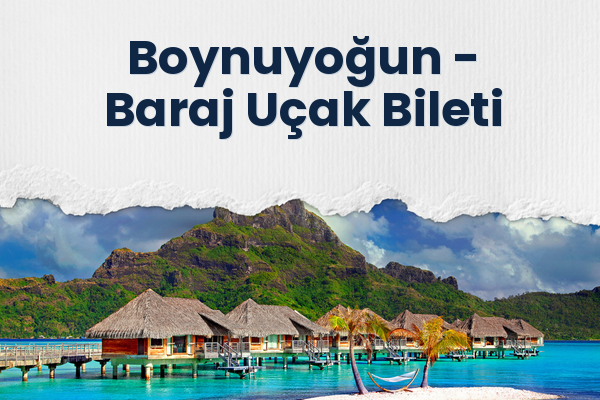 Boynuyoğun → Baraj Uçak Bileti