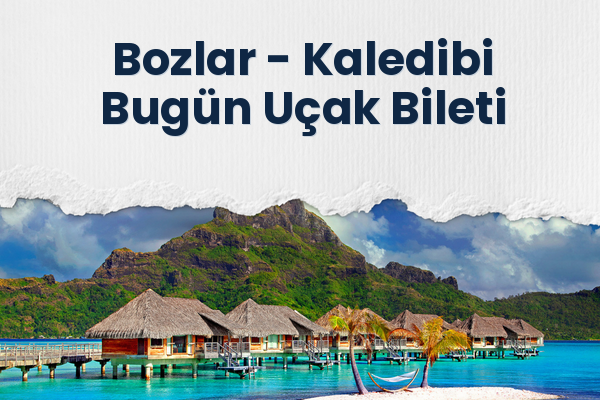 Bozlar → Kaledibi Bugün Uçak Bileti