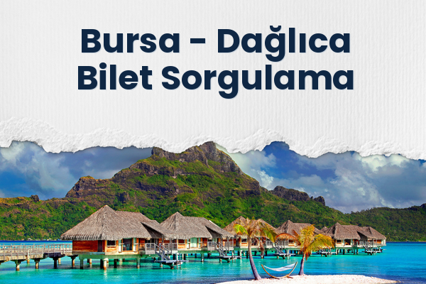 Bursa → Dağlıca Bilet Sorgulama