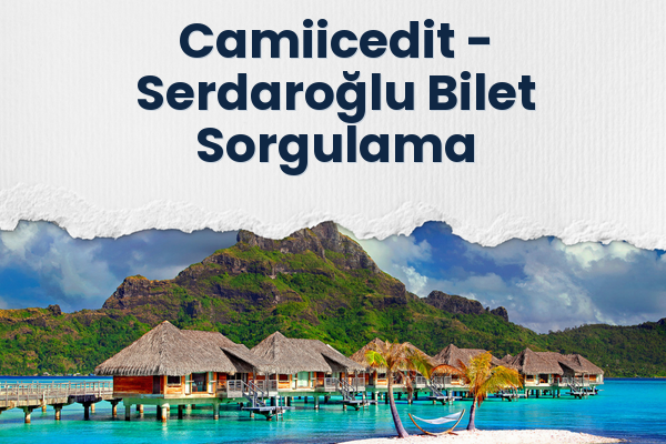 Camiicedit → Serdaroğlu Bilet Sorgulama
