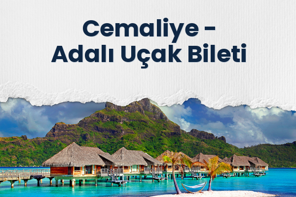Cemaliye → Adalı Uçak Bileti