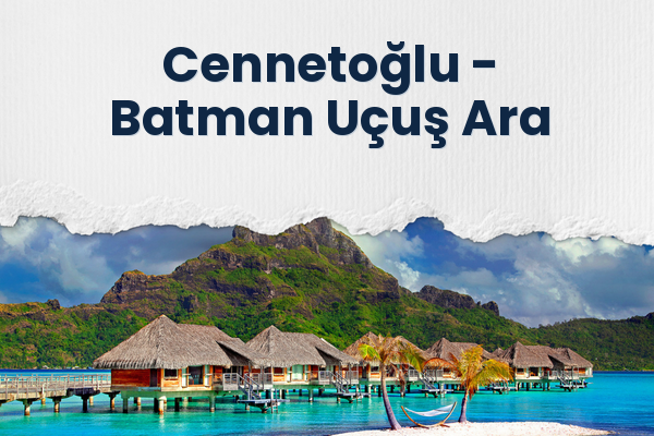 Cennetoğlu → Batman Uçuş Ara